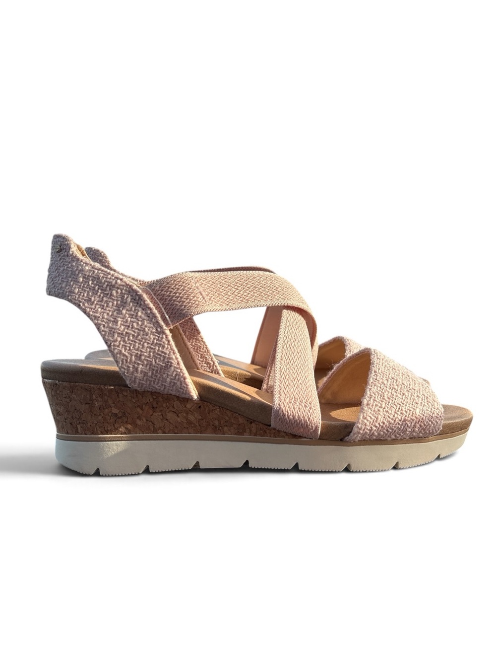 Dr scholl’s Womens Pink Wedge Sandals - Comfortable Summer Strappy Sandal